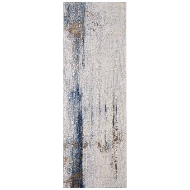 Rohaan Performance Abstract Indoor Rug, Runner 2'-9" x 7'-10"