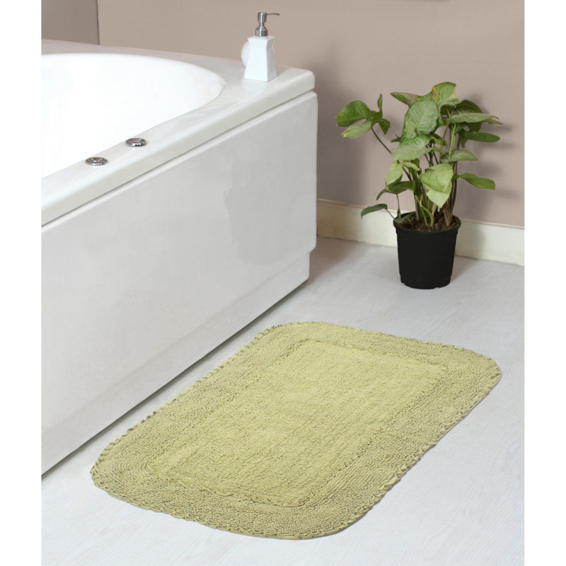 Maytham Bath Rug, Green, Rectangle - 21" W x 34" L