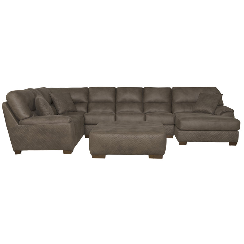 Upholstered U-Shaped Sectional Right Hand Facing, Left Hand Facing