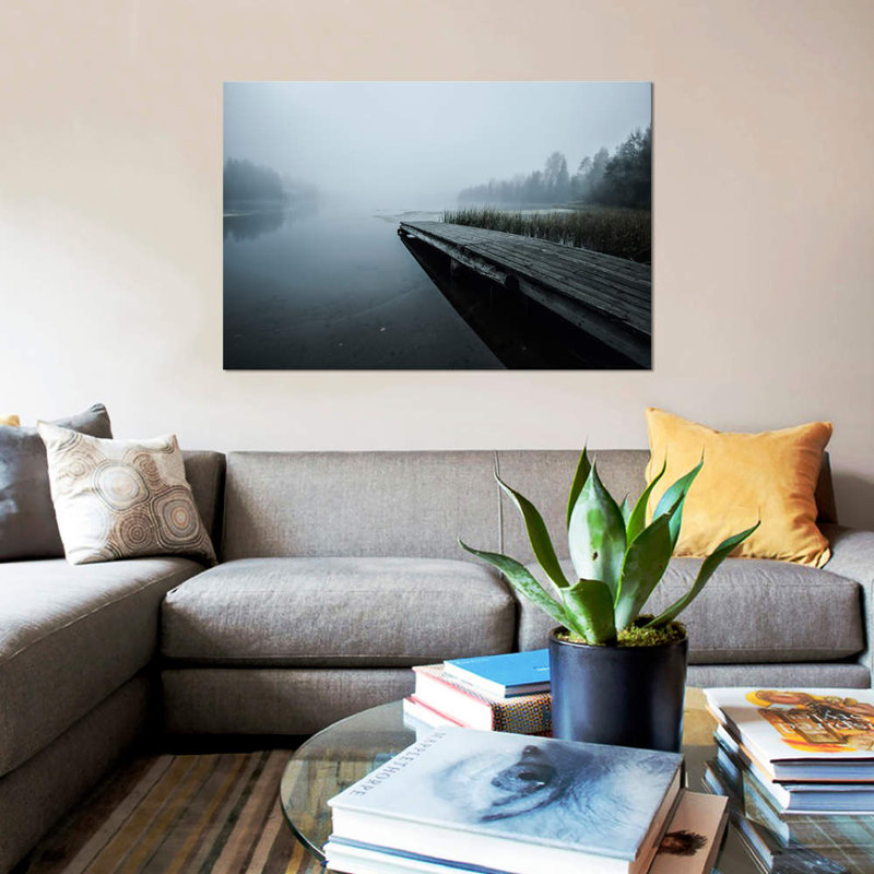 «Fog», impression sur toile, H 26 po x l 40 po x P 1,5 po, Toile tendue