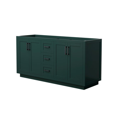 Miranda 65.25" Freestanding Double Bathroom Vanity Base Only