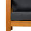 Fauteuil club en bois gris foncé foncé-121046211