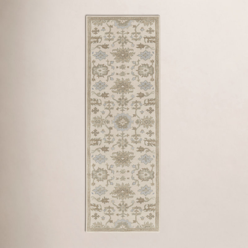 Arden Wool Floral Indoor Rug, Runner 2'6" x 8'