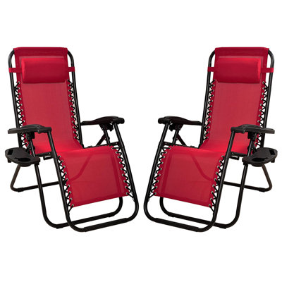 Chaise inclinable zéro gravité avec coussin