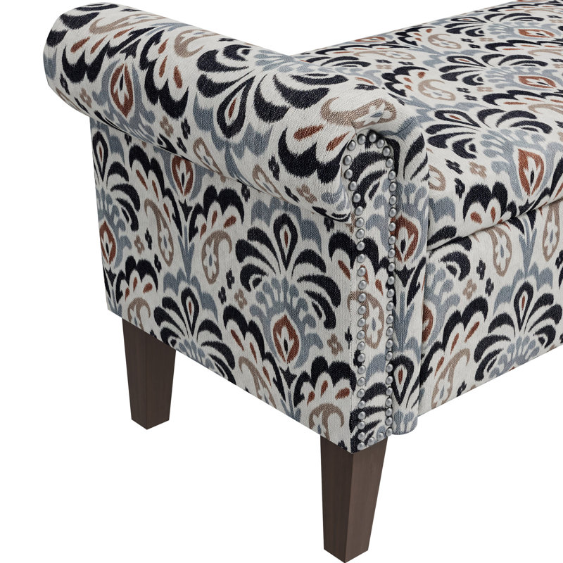Rangement attrayant: motif floral, matériau de siège de style classique, caractéristique