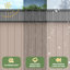 10X12 Ft. Outdoor Storage Shed With Floor And Double Doors, Brown