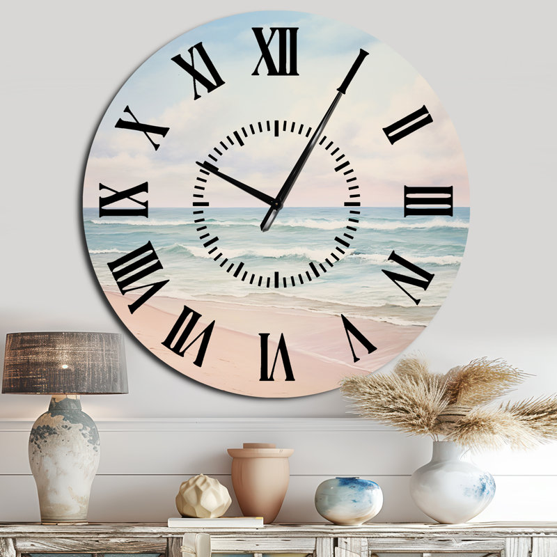 Horloge murale Ocean Tranquility, Surdimensionné