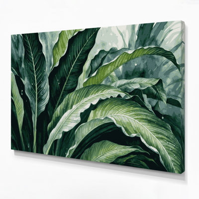 Art mural sur toile Botanical Alocasia