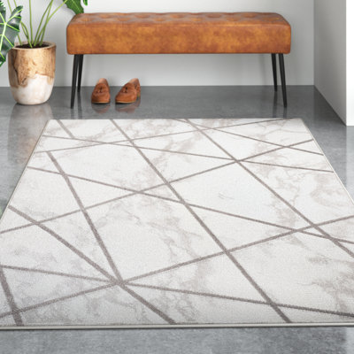 Tapis ivoire / gris Ardon