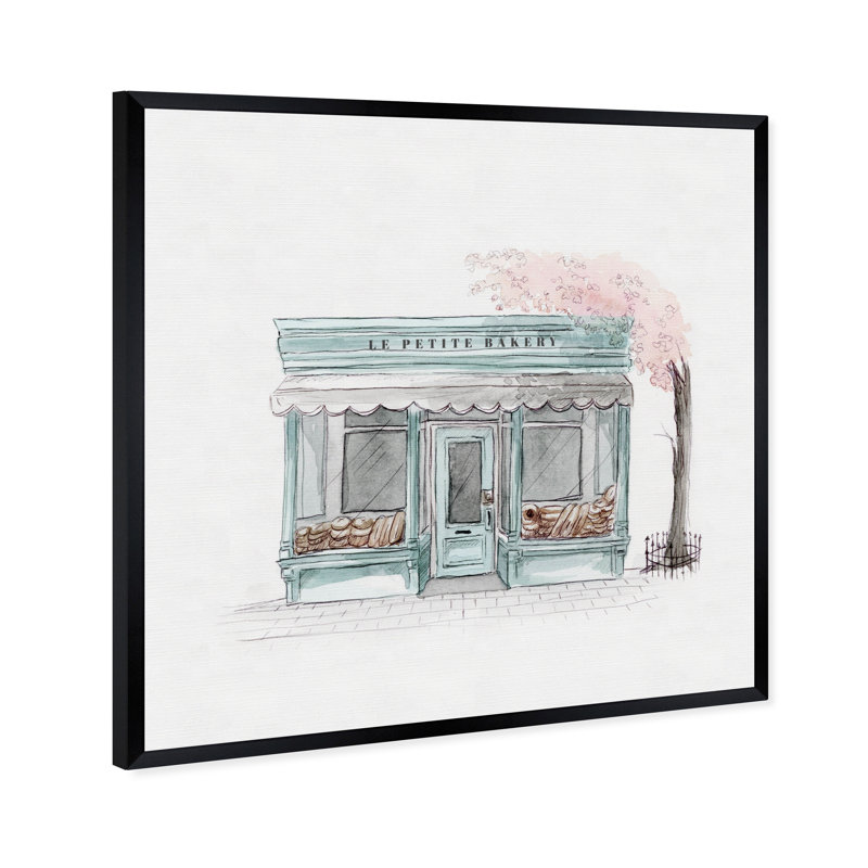 « le petit », reproduction d’impression, H 38 po x l 38 po x P 0,5 po, Cadre noir