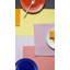 Rhombe Color Cotton Herringbone Rectangle Placemat-318320105