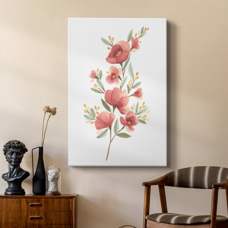 Wildflower Sprig III - galerie sur mesure, H 12 po x l 8 po