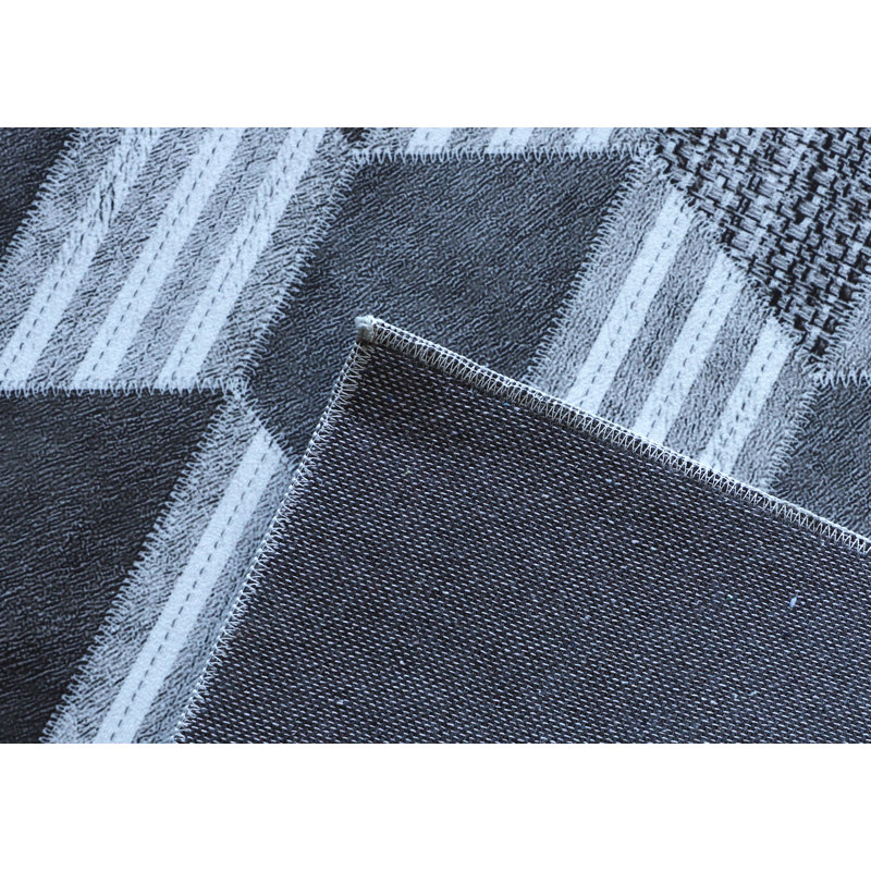 Tapis noir Honeycomb Matrix, Rectangle 4 pi x 6 pi