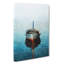 A Tethered Boat - Wrapped Canvas Painting-56639792