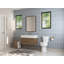 Toilettes deux pièces pour salle de bain DeerValley Dynasty, cuvettes de toilette à hauteur de chaise ADA 17,3 po avec siège à fermeture en douceur-89280710
