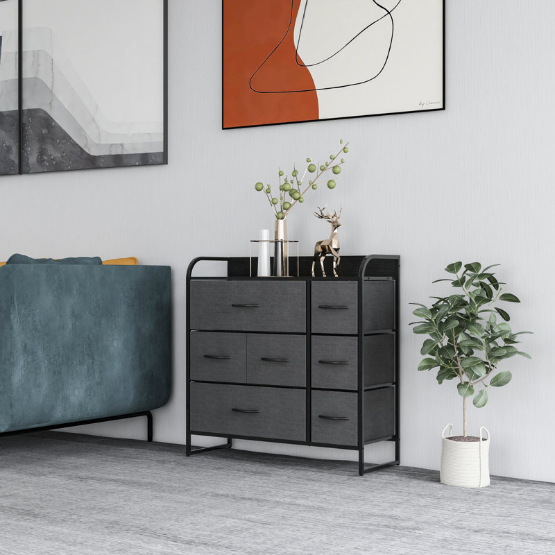 Commode en tissu l 31,5 po Waunda