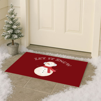 Tapis d'extérieur Let it Snow