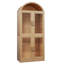  Garde-manger de 62 po de hauteur Zolan avec 4 portes en verre et garde-manger en bois avec 4 tablettes-1584364926