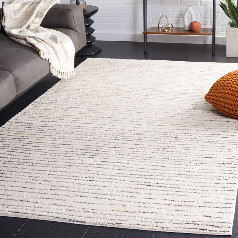 Tapis rayé Simrita Performance, Rectangle 10 pi x 14 pi