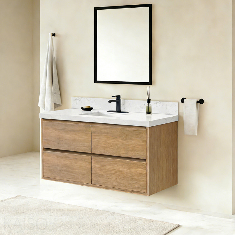 Ensemble de meuble-lavabo mural 48 po, 48"
