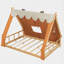 Full Size House-Shaped Bed With Delicate Tent-764118277-764118298