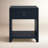 Cleo Wood Raffia 1-Drawer Nightstand-1155862253