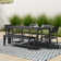 Armando 6 - Person Metal Patio Dining Set with Rectangular Table
