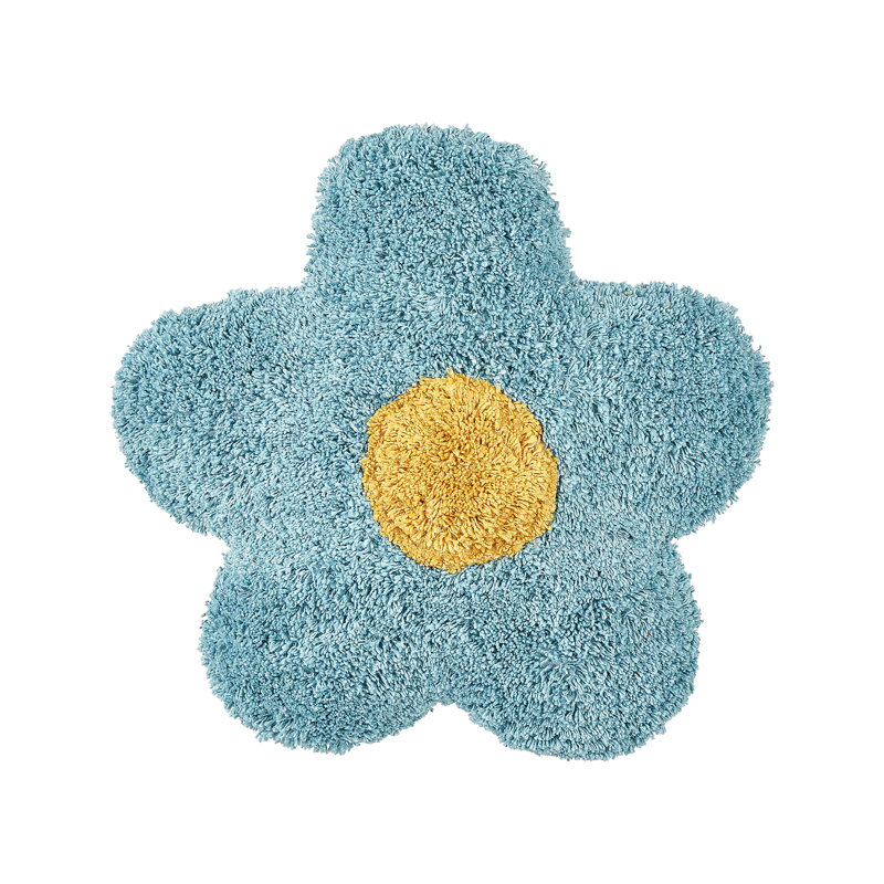 SORREL Floral Novelty Throw Cushion, Blue/Yellow/White