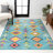 Bostwick Tribal Love Geometric Light Blue/Multi Rug-548905673