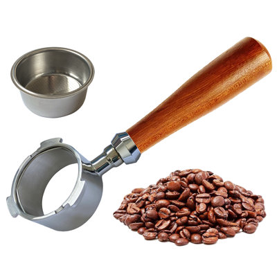 51mm Bottomless Stainless Steel Naked Portafilter Fits Delonghi Espresso Machine Ec680 And Ec685