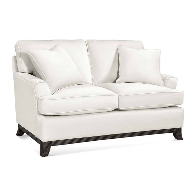 Oaks Way Upholstered 60'' Loveseat, Elite Ivory; 0321-91, Flax