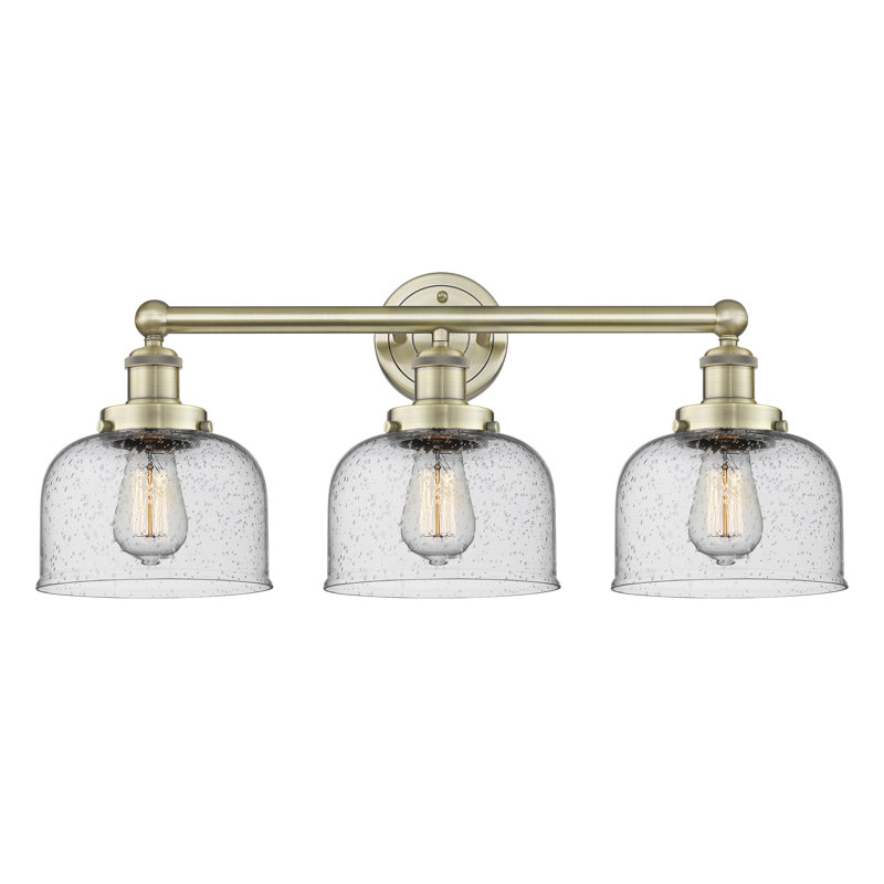 Raykwan 3 - Light Dimmable Vanity Light, Seedy, Antique Brass