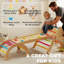 AIYAPLAY 8-in-1 Climbing Frame for Toddlers Ages 1.5-4 Years Multicoloured
