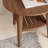 Nordic Style Minimalist Walnut-coloured Round Side Table