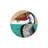 Colorful Toned Bird Patterned Creative Machine Washable Rug-2078958765