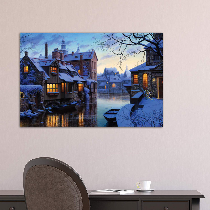 The Venice Of The North by Evgeny Lushpin - Wrapped Canvas Print, 101.6 cm H x 66.04 cm W x 3.175 cm D