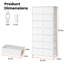 Commode 7 tiroirs, blanc-1369024274