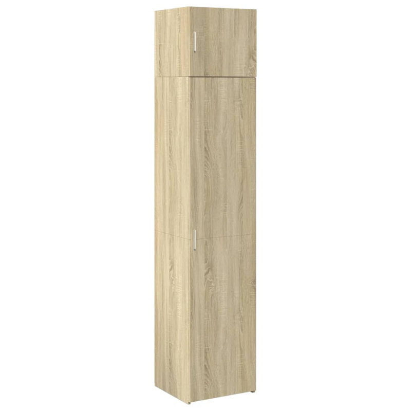 225cm H x 45cm W Book Cabinet Bookcase, Sonoma oak