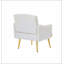 Fauteuil en velours avec pieds en métal-2059484688
