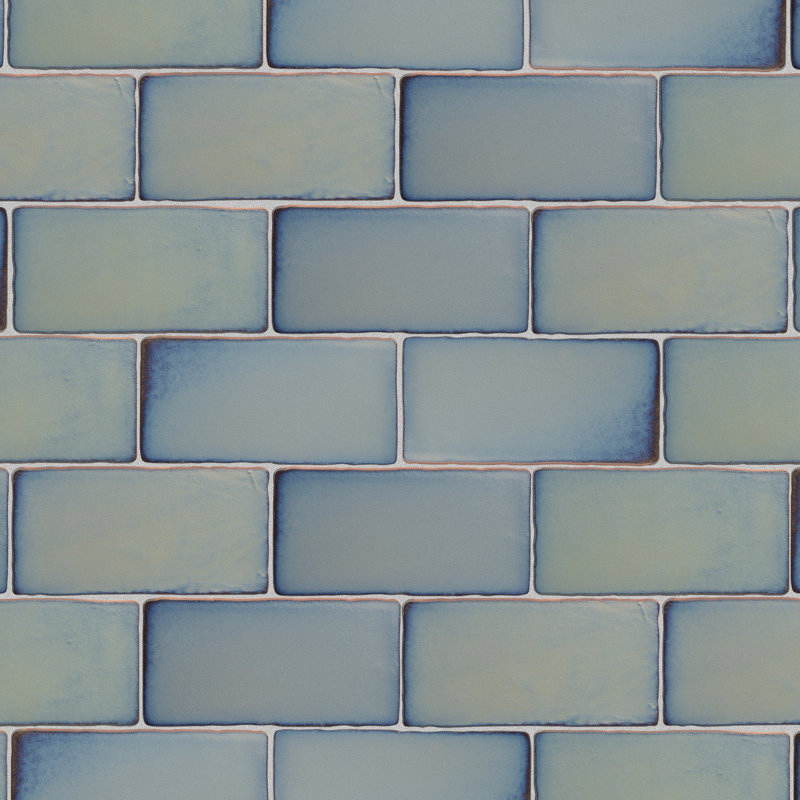 Antic Special 3" x 6" Ceramic Vintage Subway Tile, Special Griggio