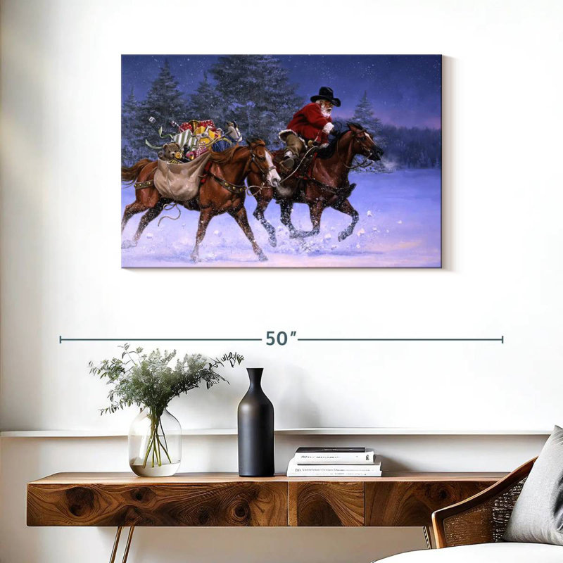 Ruée de Noël, H 24 po x l 36 po
