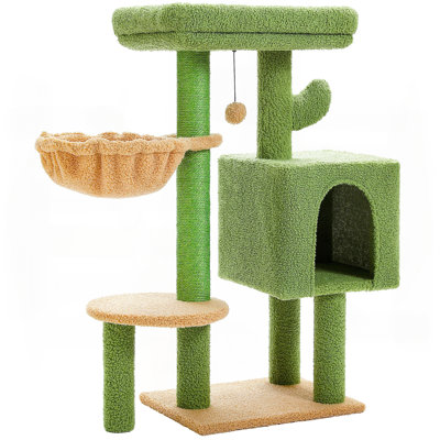 Grand arbre à chat 35,4 po Cactus