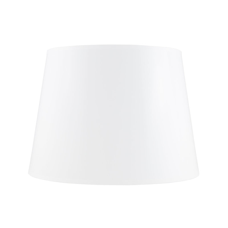 Paper Drum Lamp Shade (Spider), 12" H x 18" W x 18" D, White