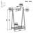 Oneyda 25.59'' Metal Clothing Rack