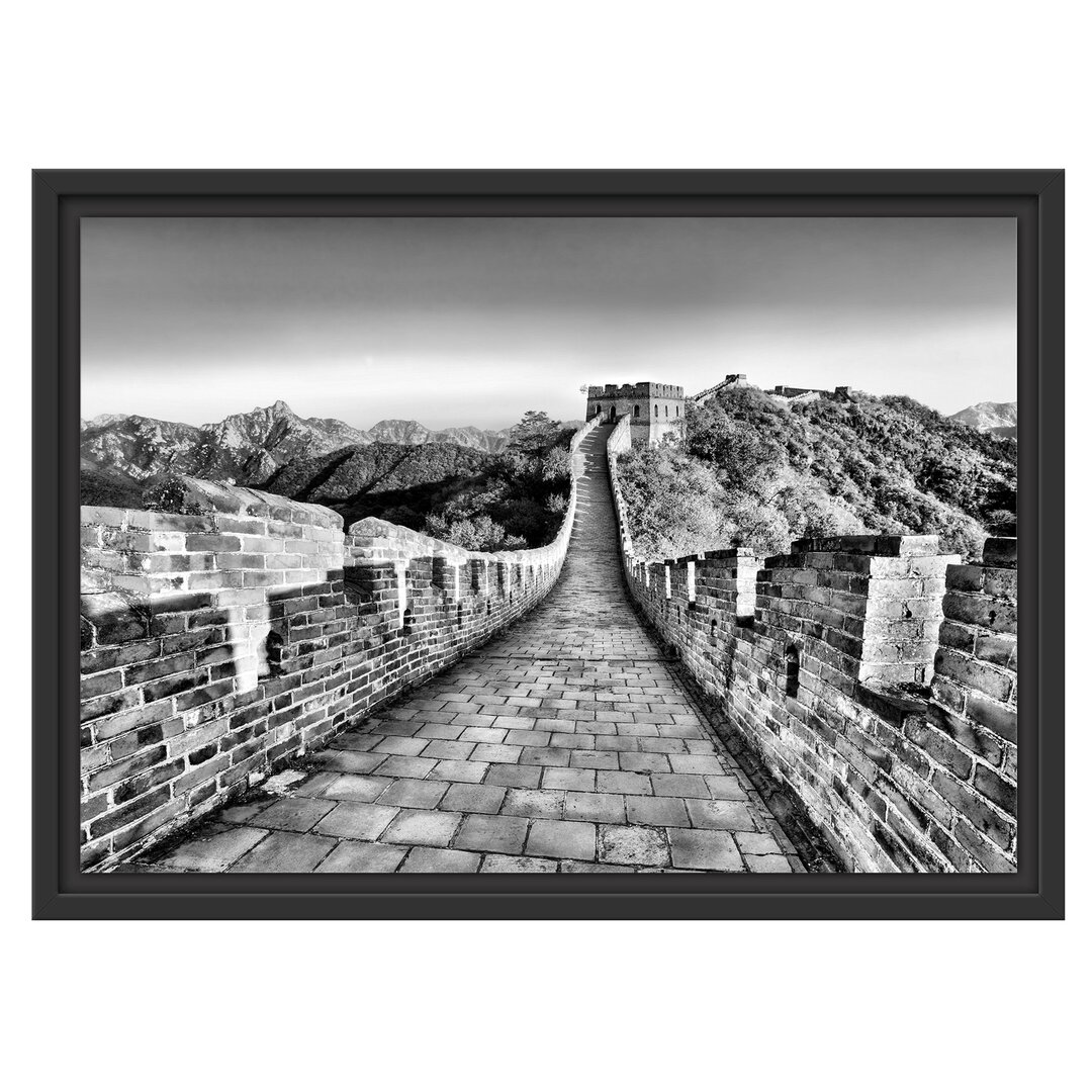 Gerahmtes Wandbild chinesische Mauer