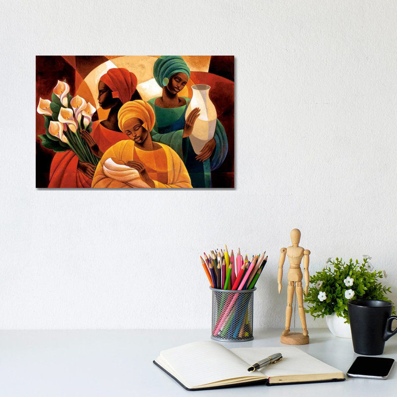 Caress by Keith Mallett - Wrapped Canvas Print, 20.32 cm H x 30.48 cm W