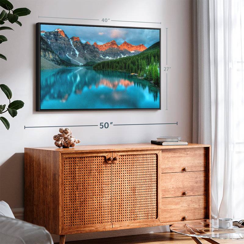 " Tranquil Moraine Lake ", 40" H x 27" W
