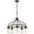 Albie 5 - Light Wagon Wheel Chandelier