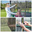Songmics 427cm Round Backyard Trampoline with Safety Enclosure