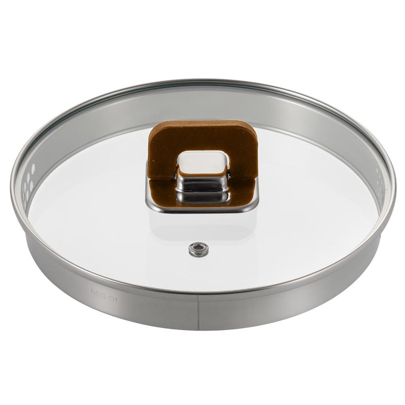 Couvercle pour casserole de 1,5 pinte - Couvercles en verre trempé transparent, fonctionne avec le modèle: NCCWSTKBR (brun)